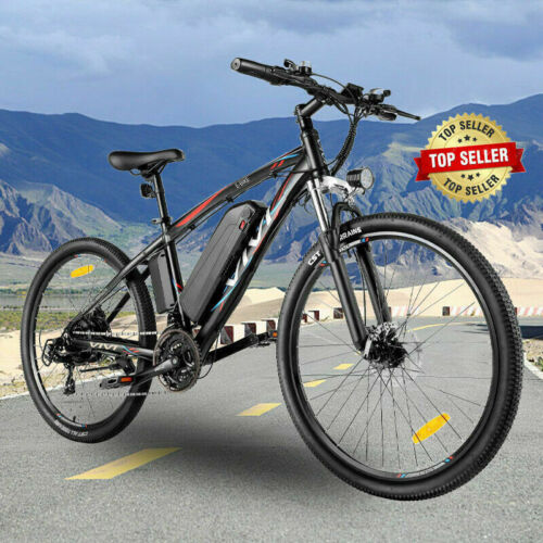 26'' 500W Ebike for Adults, Electric Bike for Sale Mountain Commuter Bicycle@-US - Picture 1 of 112