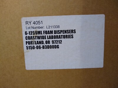 #ad Lot of 6 GOJO FMX 12 1250mL Foam Soap Dispensers 5150 06 Push Style USA $51.62