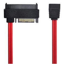 29Pin SAS SFF-8482 to SATA Hard Disk Drive Raid Cable w/ 15Pin SATA Power Port