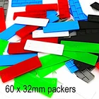 PVC Glazing Packer 60 x 32mm plastic mixed Shim window upvc spacer flooring flat