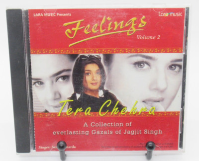 TERA CHEHRA: FEELINGS VOLUME 2 - GAZALS OF JAGJIT SINGH MUSIC CD, 9 TRKS, HINDI