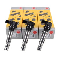 3X NGK 48003 ZüNdspule FüR VW Polo 4 5 Seat Ibiza 3 4 Skoda Fabia 1 2 Rapid 1.2