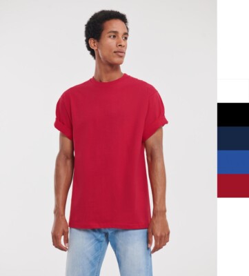 3 Stück Set Herren T-Shirt Baumwolle bedruckbar Öko-Tex Russell Europe