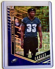 2018 Donruss Elite Blue 06/10 Josh Adams #171 Rookie RC SSP Eagles Notre Dame