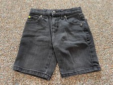 Wonder Nation Boys Black Denim Straight Shorts Size 5