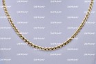 14K Solid Yellow gold  Mariner chain Necklace 22 inch 9.0 grams lobster lock — photo 3