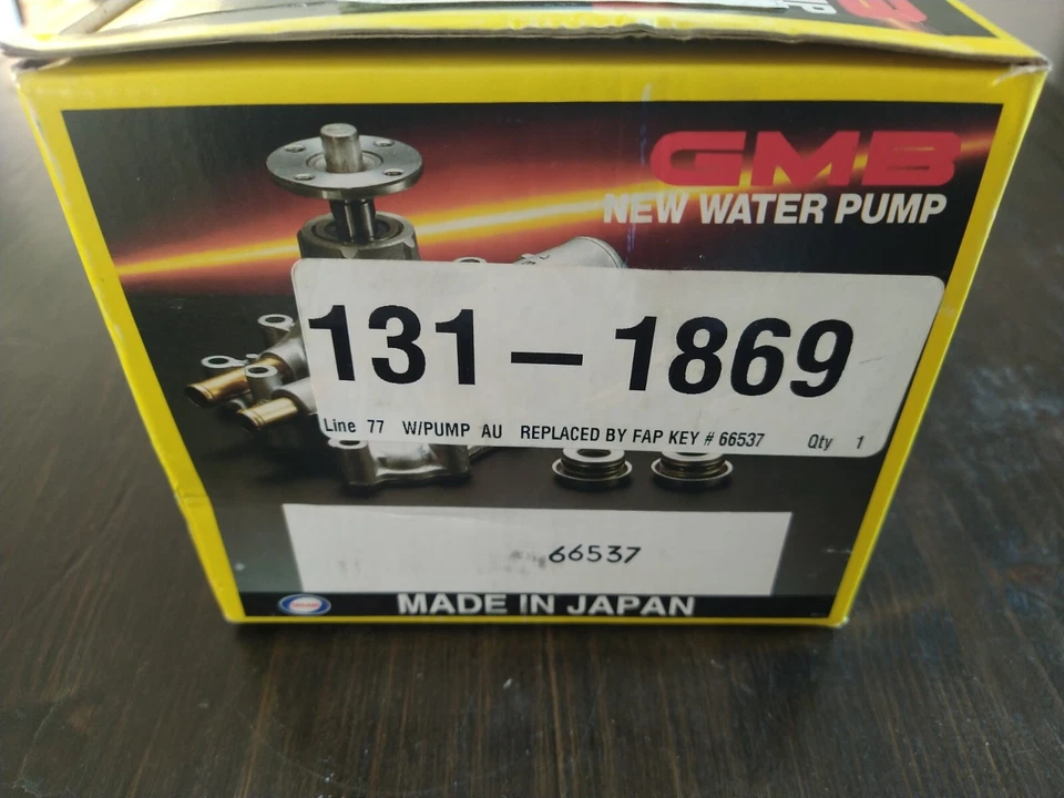 Bomba de agua del motor NOS GMB para Volvo 245 1980-1986, 760 2,4 L6 hecha en Japón Foto 3 de 3