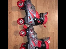 Roller Derby roller skates size 3-6 quick fit skates Trac star with energy flex.