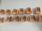 Fire King Peach Lustre Tom & Jerry 12 Mugs