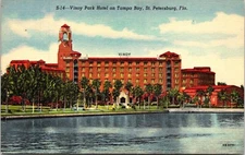 Vinoy Park Hotel Tampa Bay St Petersburg Florida Postcard B14