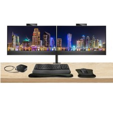 HP EliteDisplay E24mv G4 24-inch FHD Conferencing Monitor, 2-Pack