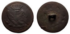 Bouton  "à l'Aigle Couronné" / Grd Module 24 mm / Garde Impériale / Napoléon Ier