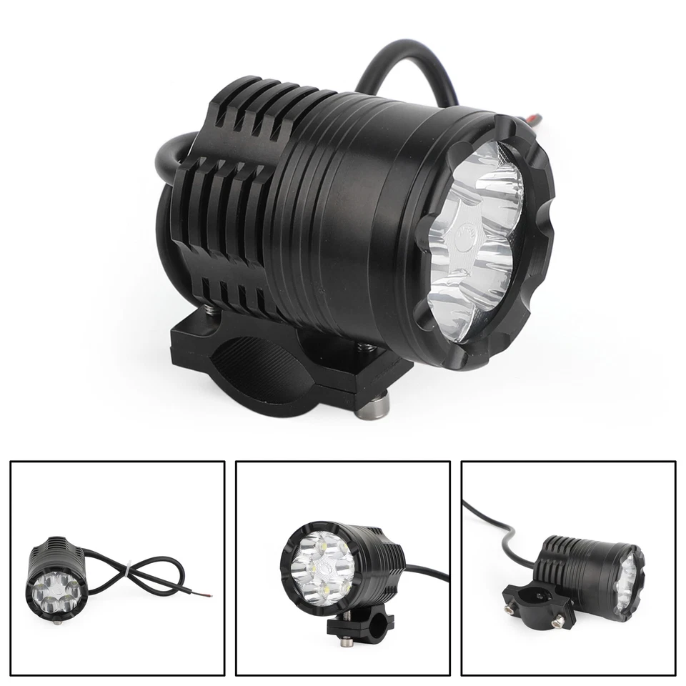Faro delantero 12V-80V DC 1800LM 6 LED MTB bicicleta motocicleta Foto 4 de 4