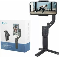 Feiyu Vlog Pocket 2 Handheld iPhone Android 3-Axis Gimbal Foldable Stabilizer .