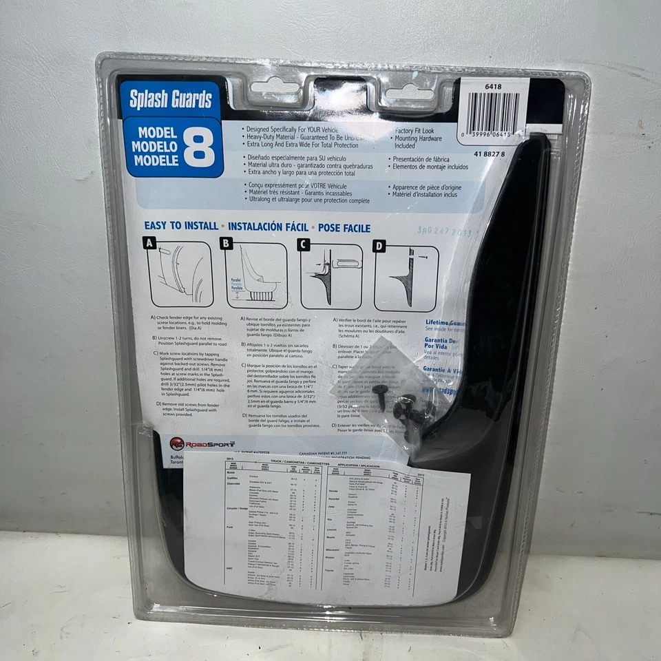 RoadSport 6418 Pro Fit Truck/SUV/Van Splash Guard - Imagem 3 de 4