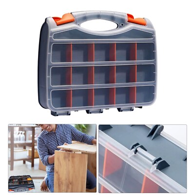 Organizer Aufbewahrungsbox Koffer Kleine Teile Fächer DIY Multi Schrauben Nägel
