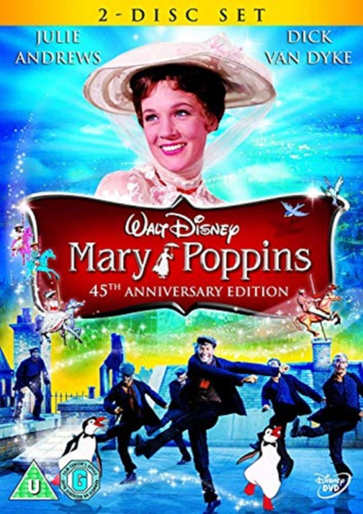 Mary Poppins 45th Anniversary 2 Disc Edition DVD (2009) FREE SHIPPING