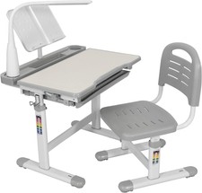 Kid S Art Study Desk Chair Set W Paper Roll Holder Magnetic Ruler Pink I4u4 For Sale Online Ebay