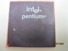 Intel Pentium 133MHz CPU Socket 5  7 A80502133 SY022