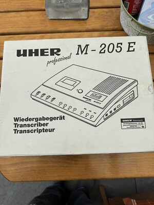 Uher M-205 E Diktiergerät Aufnahmegerät