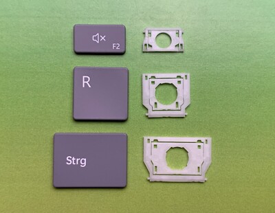 Ersatz-Taste / Tasten Microsoft Surface Laptop 3 Tastatur Keyboard hell Grau