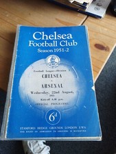 Chelsea Home Football Programmes 1951-52 X 20