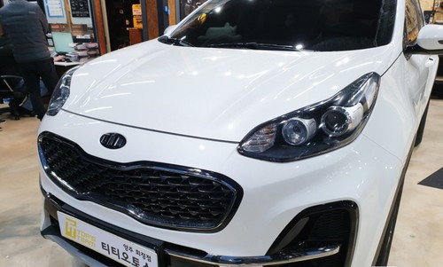 3G Brenthon Hood Trunk Horn Matt Black Emblem Badge 3PC For 17~2021 Kia Sportage - Picture 2 of 12