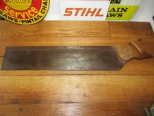 Vintiage Disston-Porter Hand Saw Cross Cut Saw Heavy Miter Saw! 