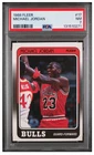 Michael Jordan 1988 Fleer PSA 7 NEAR MINT #17 Fresh Grade Chicago Bulls HOF PSA