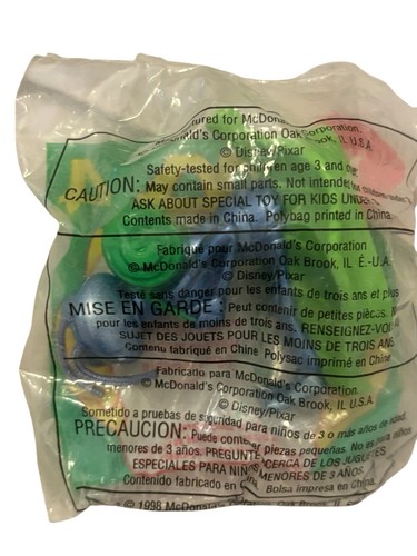 VTG 1998 McDonalds Disney Pixar A Bug's Life Happy Meal Toys Bug "Flik" #4 NEW - Picture 7 of 9