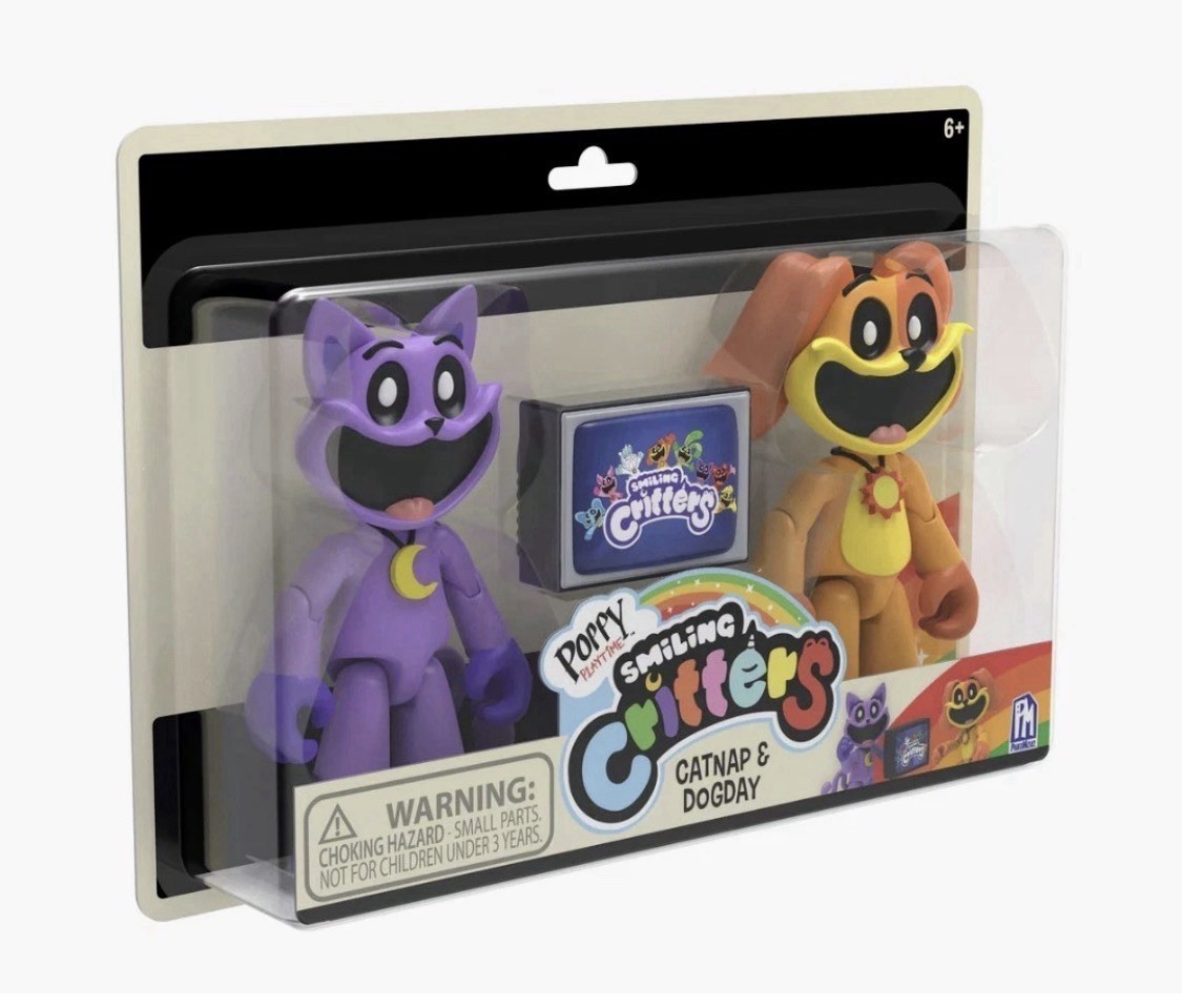 Poppy Playtime Smiling Critters CATNAP & DOGDAY Action Figures 2