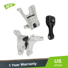 3Pcs Engine Motor & Transmission Mount Set 9957 For 2016-2019 Honda Civic