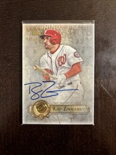 2013 Topps Five Star Autograph #FSBA-RZ Ryan Zimmerman No 93 of 386 Nationals