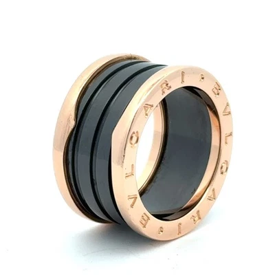 BVLGARI B.Zero 4-Band 18Kt. Roségold Ring Nr.: 55, mit Original Box, 10,90 Gramm - Bild 1 von 4