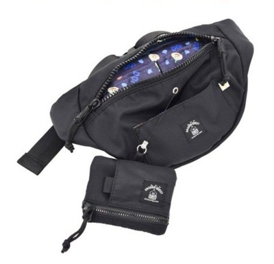 Dragon Quest Island Reel Body Bag Black New Sealed Official Gear Collection