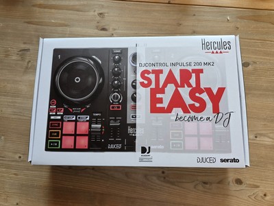 Hercules DJControl Inpulse 200 MK2  USB DJ-Controlle   Schwarz