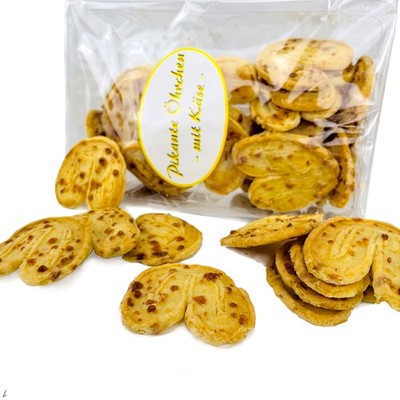 (25,04 /1kg) Pikante Käseöhrchen, Gebäck, 125g Packung