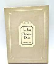 Vintage Christian Dior Stockings Silver Metallic Lurex One Pair in Box Size 2