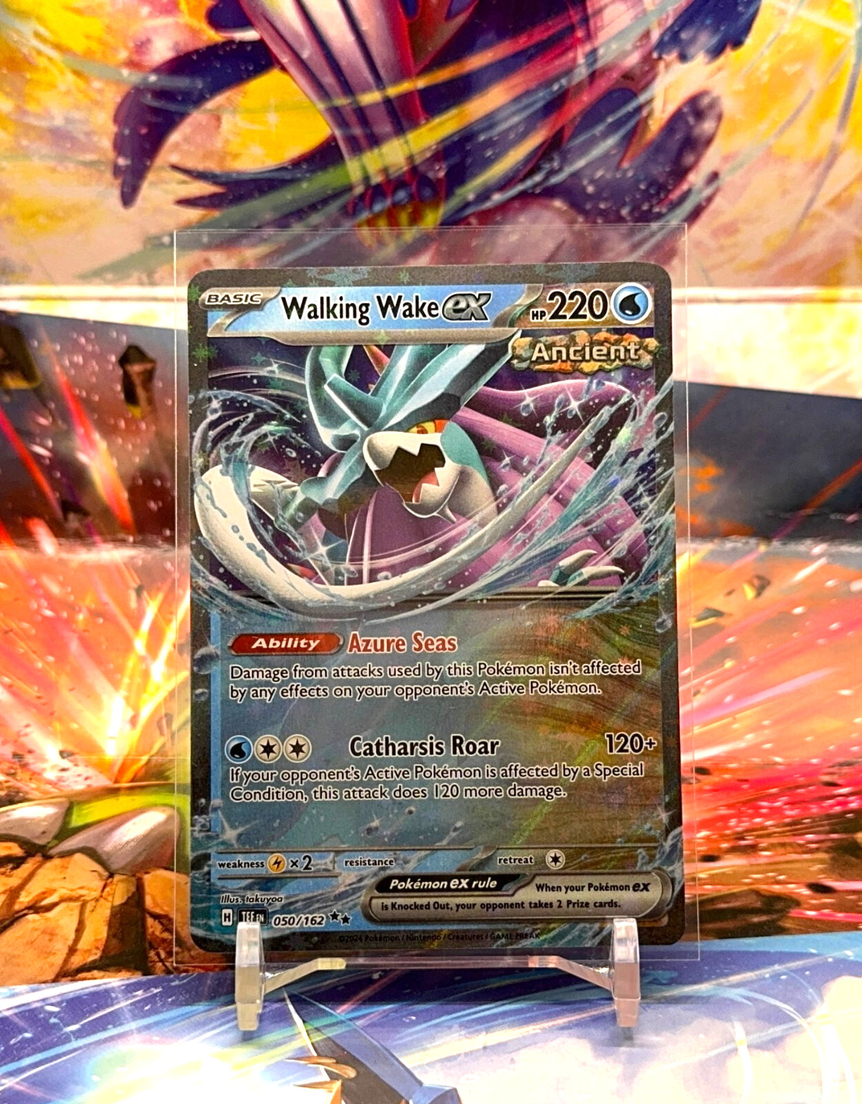 Walking Wake ex - 050/162 - Temporal Forces - Double Rare | Pokemon TCG | NM