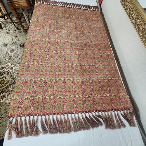 100% Silk Table Runner Vase Mat by Tatsumura Textiles Kyoto 36x24 and 3" Fringe