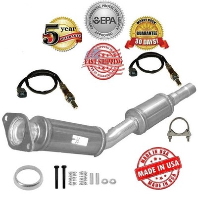 Catalytic Converter & Hardware + 02 Senors 2005 2006 2007 08 Corolla Matrix Vibe