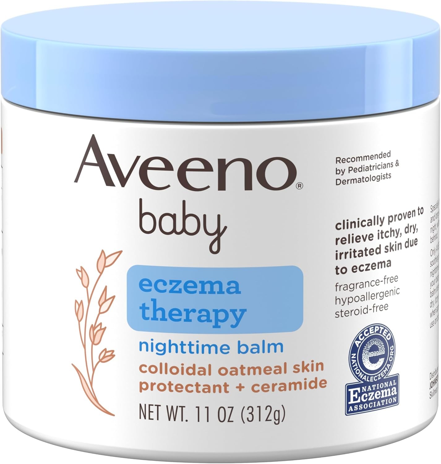 Aveeno Baby Eczema Therapy Nighttime Moisturizing Body Balm