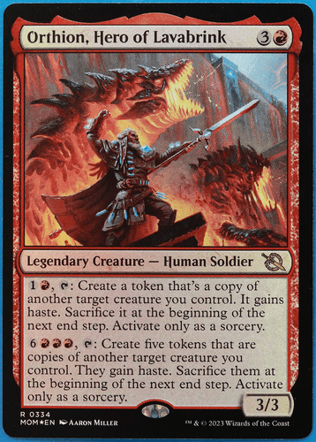 Orthion, Hero of Lavabrink FOIL March of the Machine MINT CARD (496643) ABUGames - Picture 1 of 2