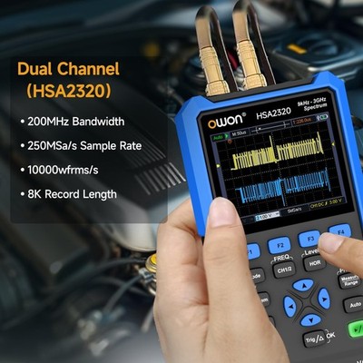 OWON Handheld Spectrum Analyzer with Oscilloscope and Multimeters