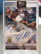 2018 Topps NOW #RC-3A Miguel Andujar Rookie Cup RC Auto #85/99