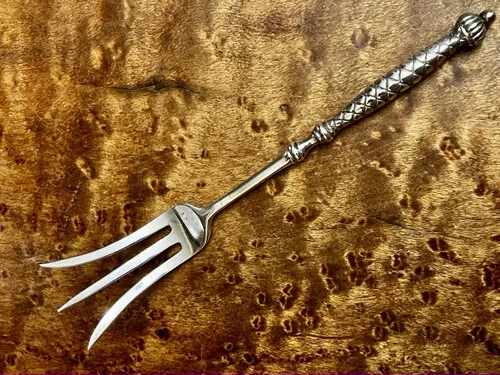Antique Gorham H 824 Sterling Silver Olive or Lemon Fork 4.5" 15g