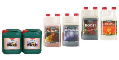Düngerset Canna Coco medium - Komplett Angebot Kokosfaser Kokos  (12,14 EUR/l)