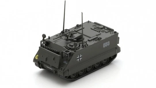 MODELLINO CARRO ARMATO SCHUCO M113 TANK GERMAN ARMY DIECAST SCALA 1/87 - Immagine 2 di 4