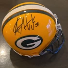 A.J. HawkGreen Bay Packers Autographed Mini Helmet Original Football Collectible