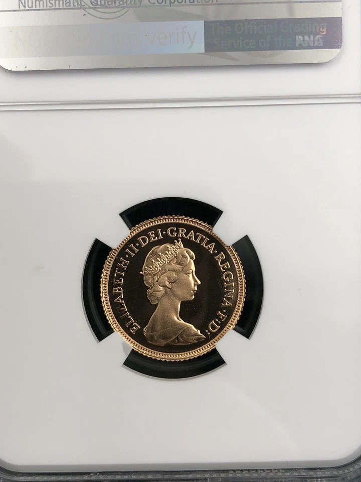 1982 Gold proof Half Sovereign- NGC - PF70 - Image 2 of 4